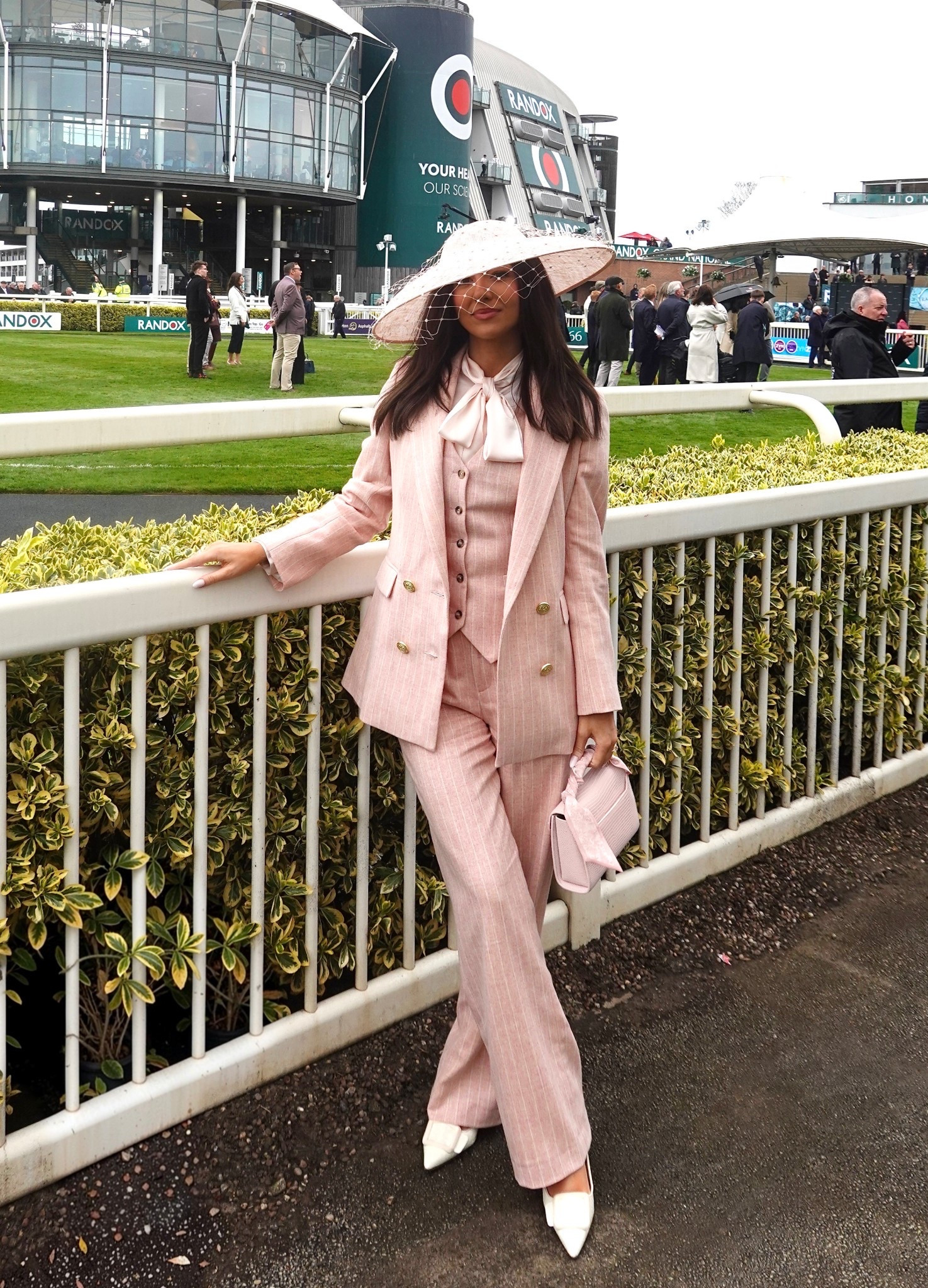 Channeling my inner Elle Woods with this full Holland Cooper race day look!! 🐎 I wear a size 8 in everything (hat is loaned from Vivien Sheriff)  👒

#LTKstyletip #LTKluxury #LTKspring