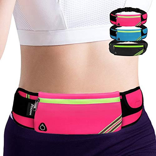 Women Fanny Pack Running Belt,Belt Bag,Water Resistant Wasit Pack Bag for Hiking Fitness,Phone Carrier,Running Gear. | Amazon (US)
