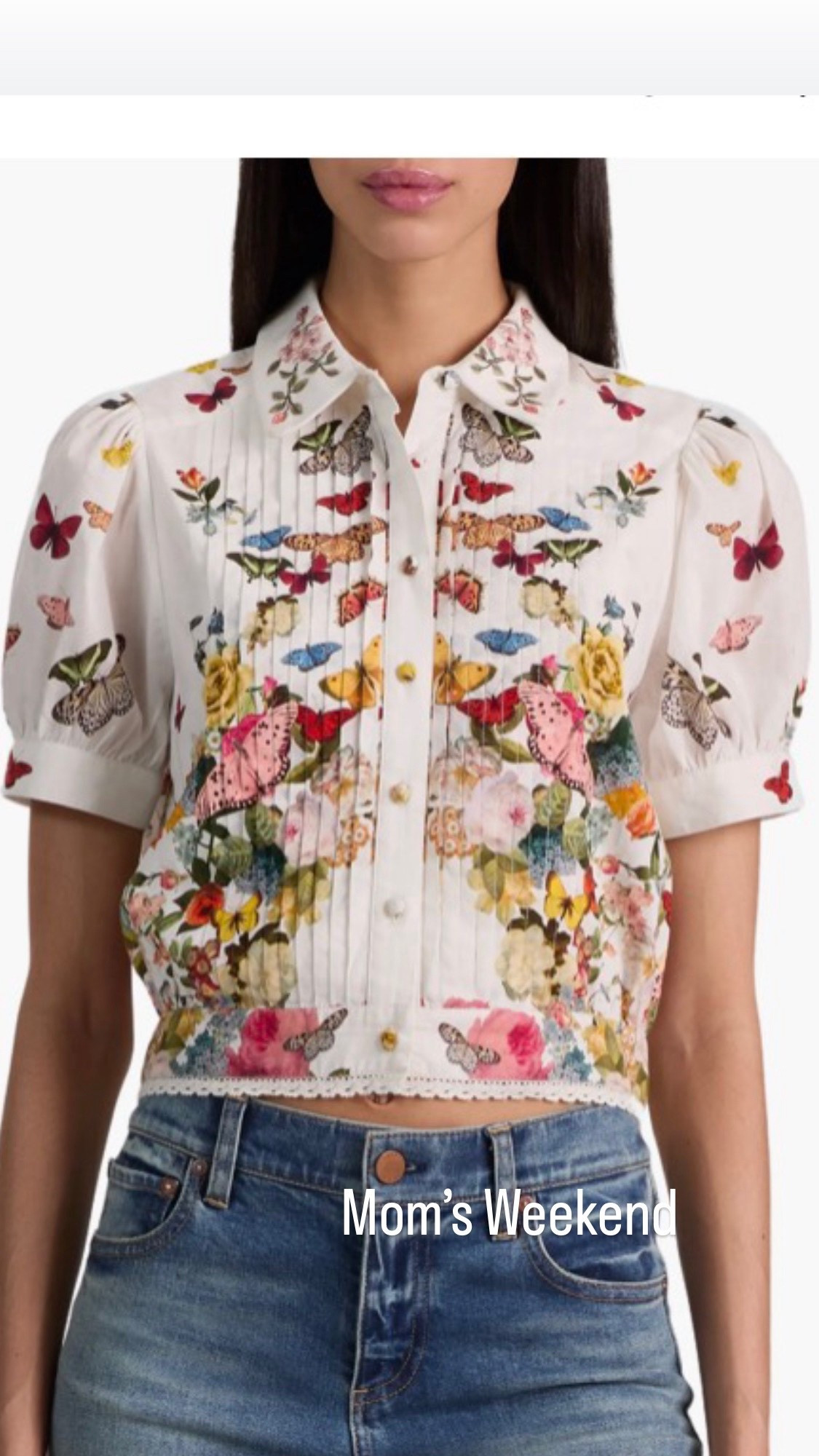 Butterfly blouse for moms weekend at college! 


#LTKOver40