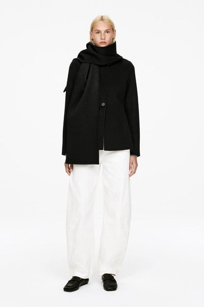 Doublé Wool-Blend Blazer – Black – Women – ARKET GB | Arket UK