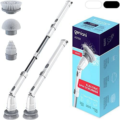 GENIANI Electric Spin Scrubber - 360 Cordless Powerful Scrub Brush for Cleaning Bathroom, Tile, F... | Amazon (US)