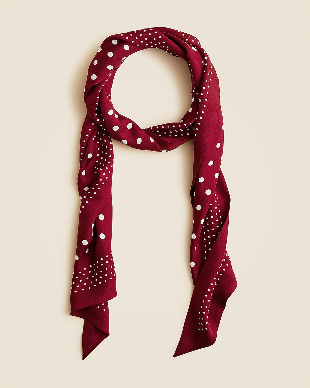 Printed silk scarf | J. Crew US