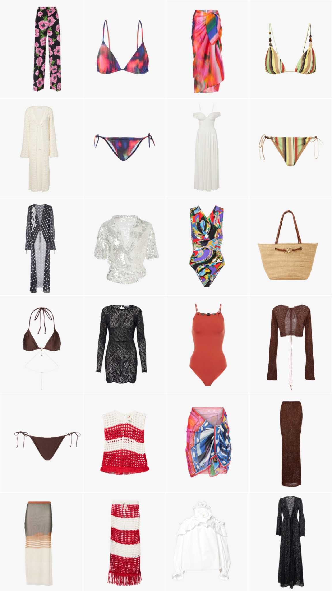 Warm vacation wishlist