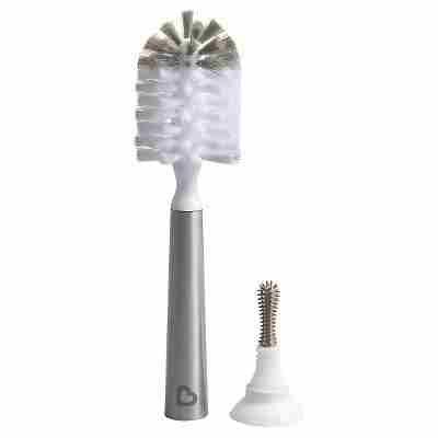 Munchkin Shine Stainless Steel Bottle Brush & Refill Brush Head | Walmart (US)