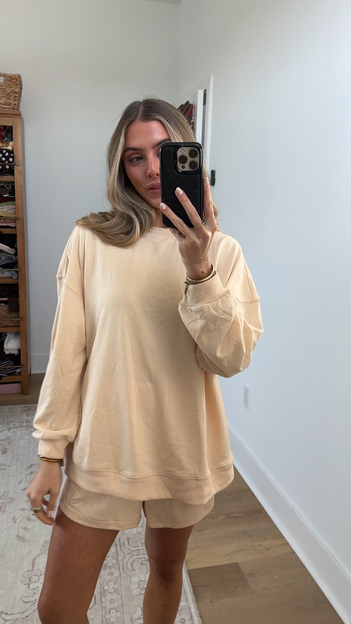 Amazon size small Tankaneo Womens Oversized 2 Piece Outfits Sweatsuit Casual Long Sleeve Crewneck Sweatshirts Sweat Shorts Fall Lounge Sets

#LTKSeasonal #LTKSaleAlert #LTKootd