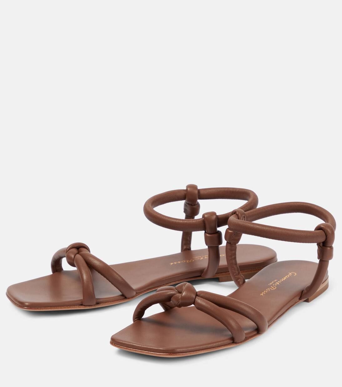Juno leather sandals | Mytheresa (US/CA)