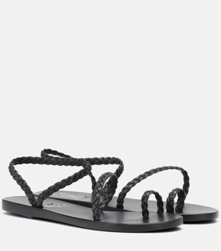 Best black summer sandal for minimalist chic French style. Ancient Greek sandals. TTS  

#LTKshoecrush
