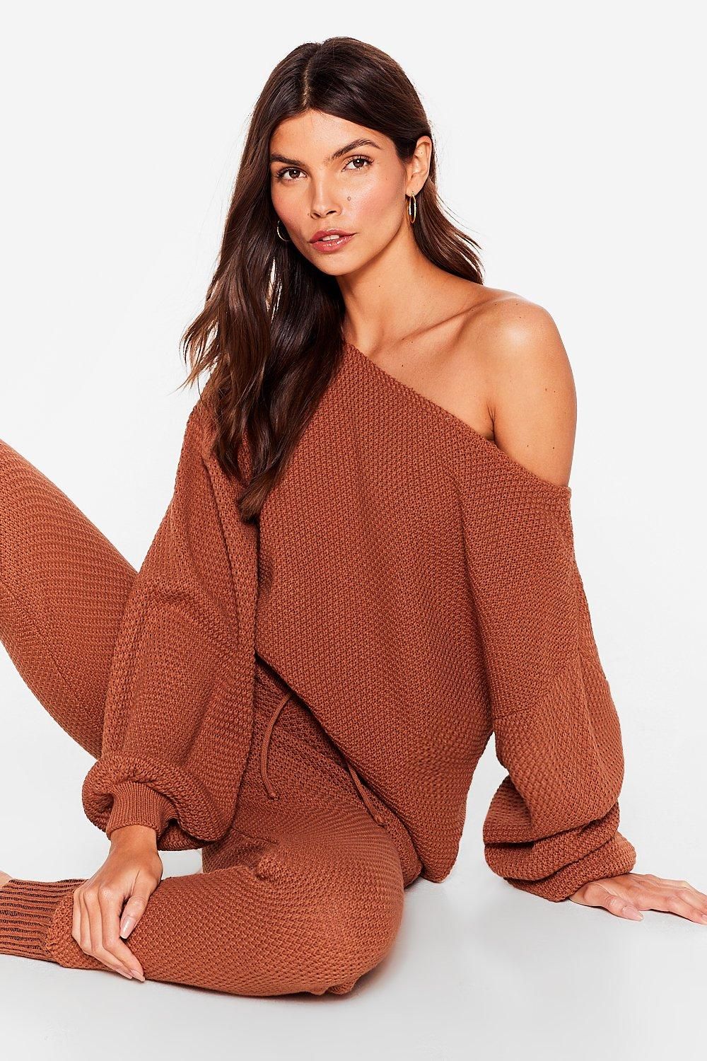 Knit Sweater and Sweatpants Set | Nasty Gal (US)