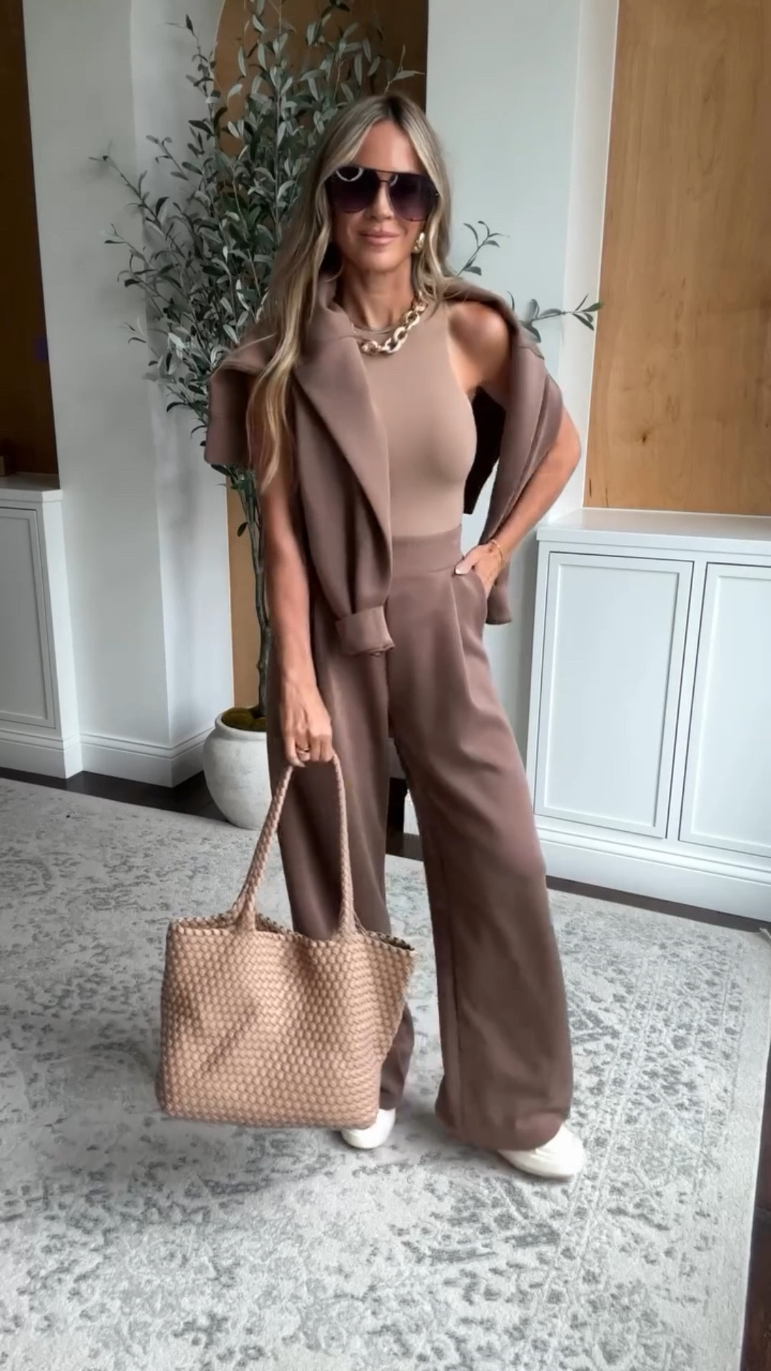 

Amazon elevated travel outfit - modal wide leg sweatpants that come in length options and a coordinating sweatshirt for an elevated travel outfit idea 

My favorite travel outfit - I own this in multiple colors bc it’s an easy and elevated combination - and seriously comfortable!!!

#traveloutfit #airportoutfit #casualoutfitinspo

#LTKFindsUnder50 #LTKPetite #LTKTravel