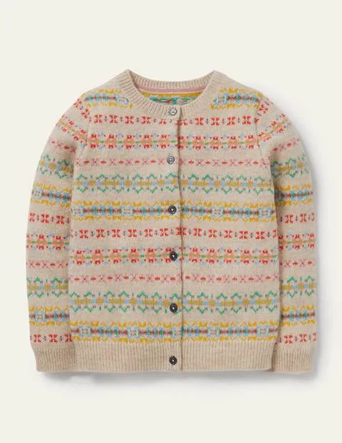 Cashmere Fair Isle Cardigan | Boden (US)