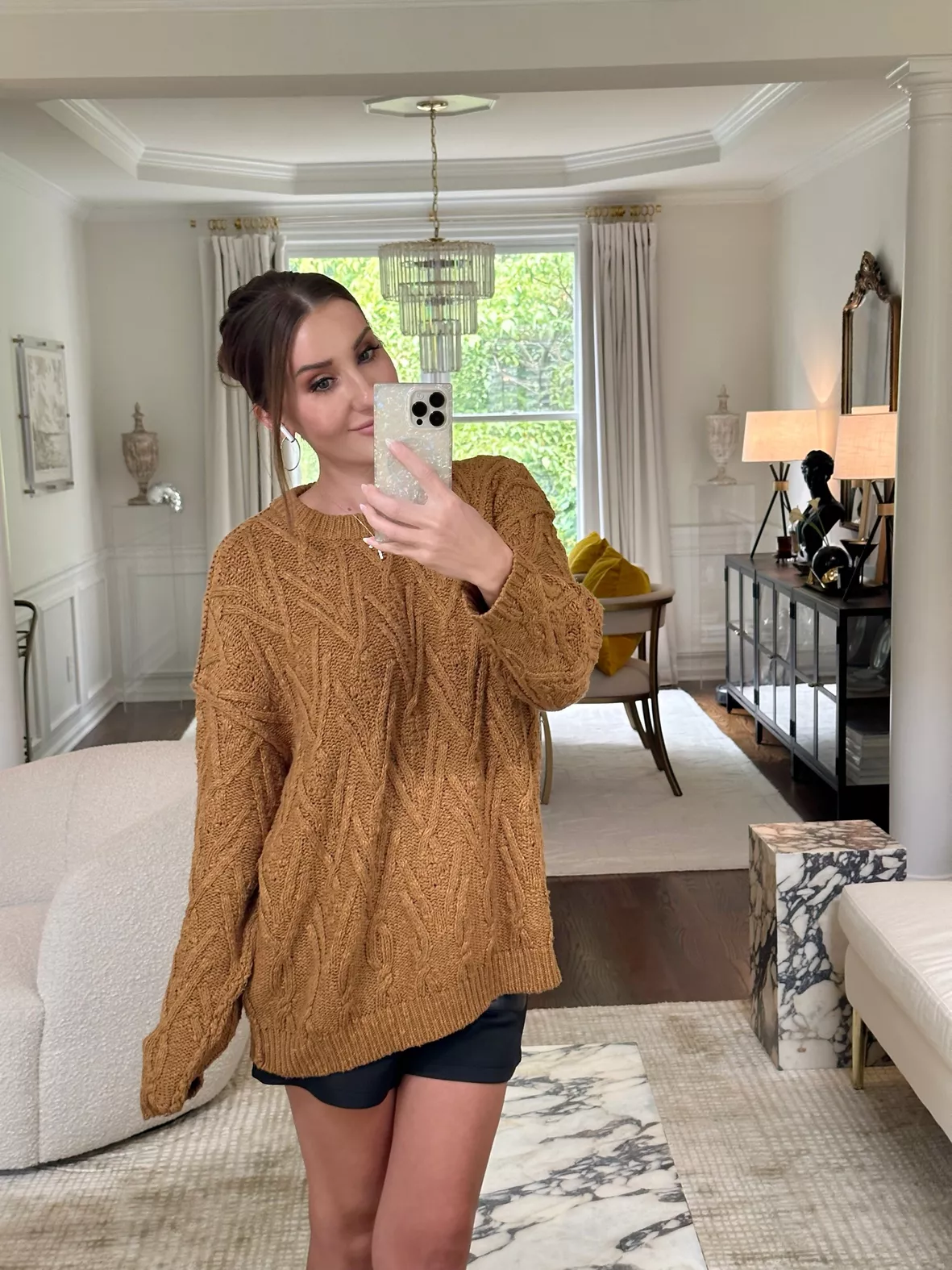 Isla Cable Stitch Tunic Sweater curated on LTK