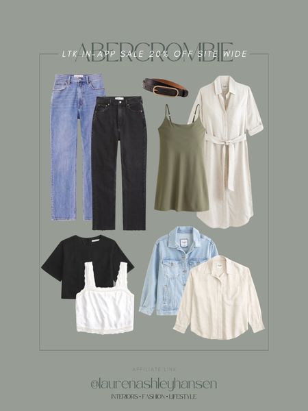 Abercrombie LTK in-app exclusive sale is here! When shopping through the LTK app you can take 20% off site wide. Absolutely love these pieces for spring! 

#LTKstyletip #LTKsalealert #LTKSpringSale