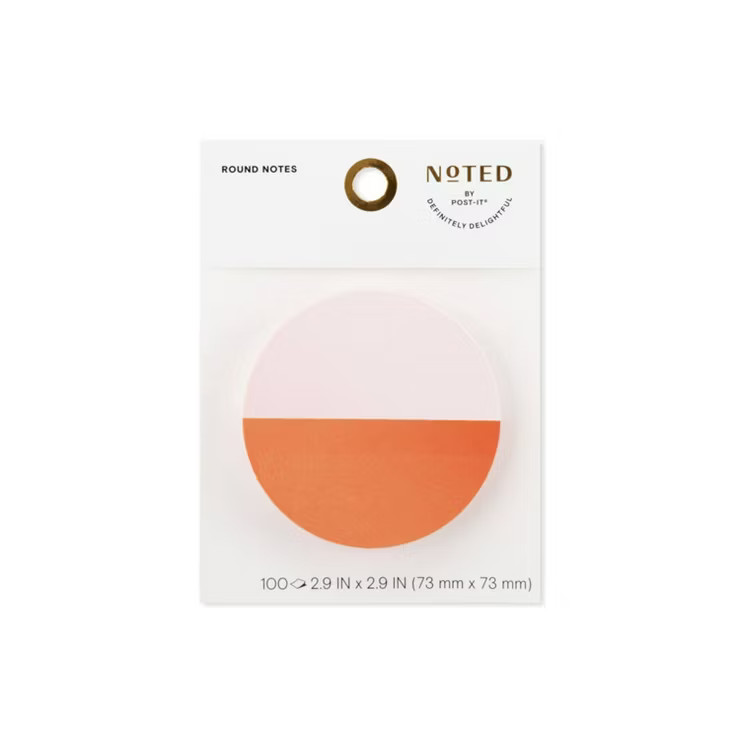Post-it Round Notes Duo 2.9"x2.9" - Pink/Orange | Target