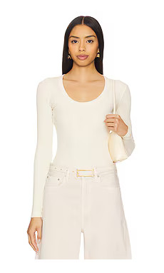 Citizens of Humanity Mara U-neck Top in Dune from Revolve.com | Revolve Clothing (Global)
