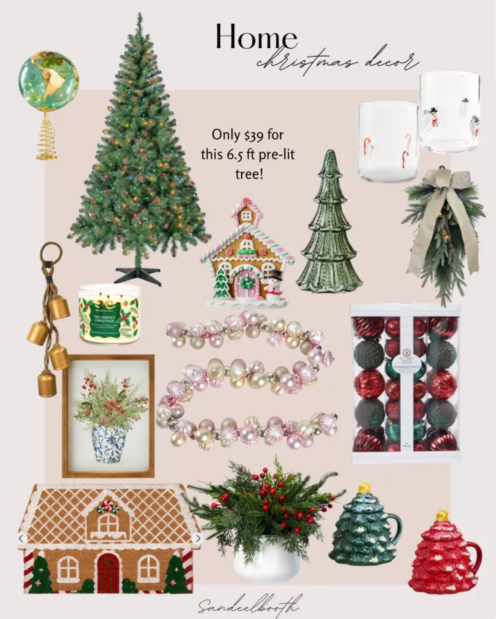 Fun and colorful christmas decor!! Obsessed with all of this for the holidays 🎄 

holiday decor - Christmas home decor - home accents - winter home decor - Christmas tree - winter candles

#LTKSeasonal #LTKHoliday #LTKHome