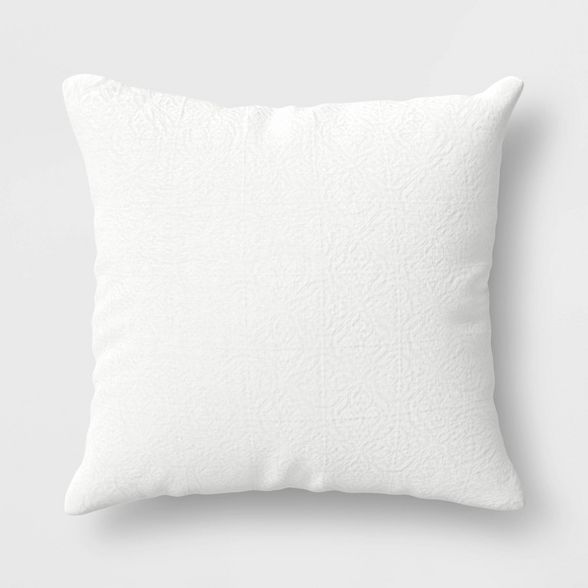 Holiday Oversized Quilted Geo Square Throw Pillow - Threshold™ | Target