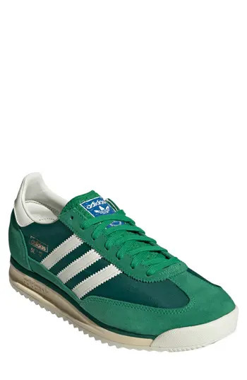 adidas Gender Inclusive SL 72 RS Sneaker in Green/white/collegiate Green at Nordstrom Rack, Size 6 Women's / 5 Men's | Nordstrom Rack