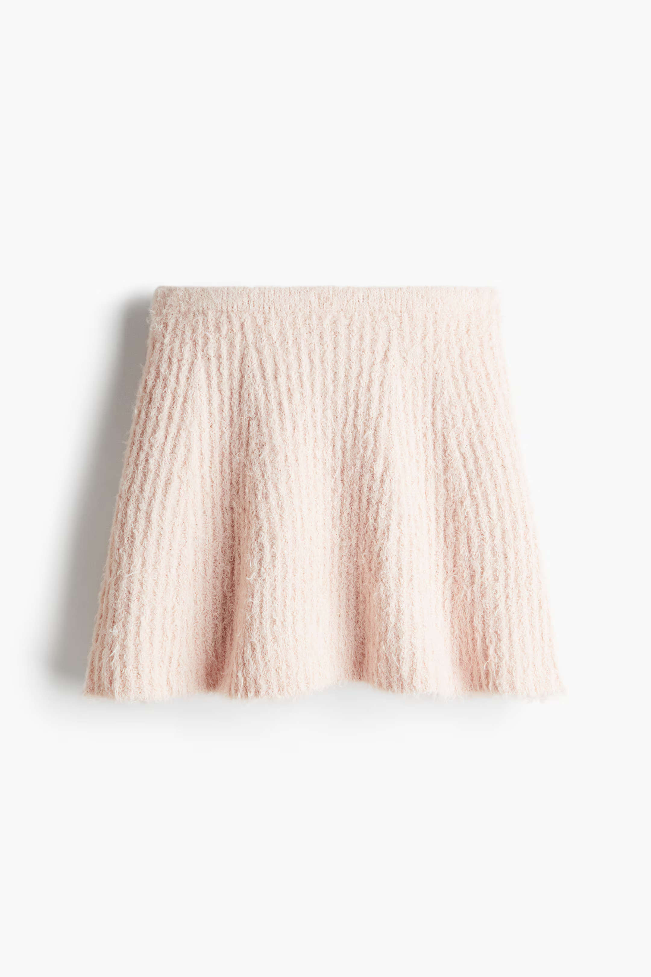 Flared Fluffy-Knit Skirt | H&M (US + CA)