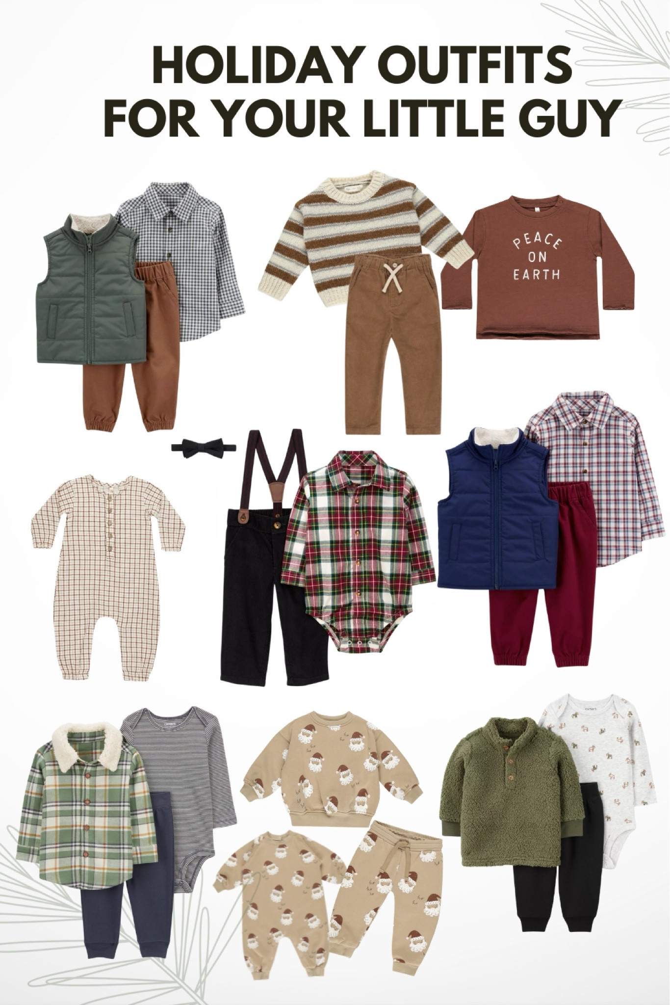 Holiday outfits for little boys. 👦 
✨a lot of these are on sale right now

#LTKHoliday #LTKBaby #LTKFamily