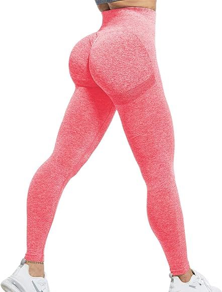 CROSS1946 Women's High Waist Seamless Compression Leggings Stretchy Tummy Control Butt Lift Activ... | Amazon (CA)