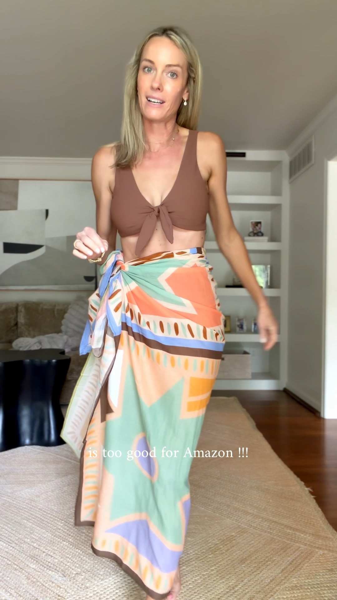 The swimsuits and sarongs are must haves!! Size smalls and the sarongs are both keepers.