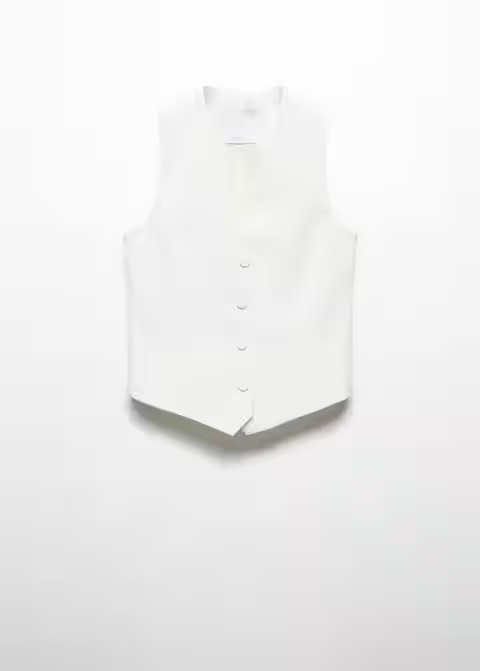 Gilet costume boutons | MANGO (FR)