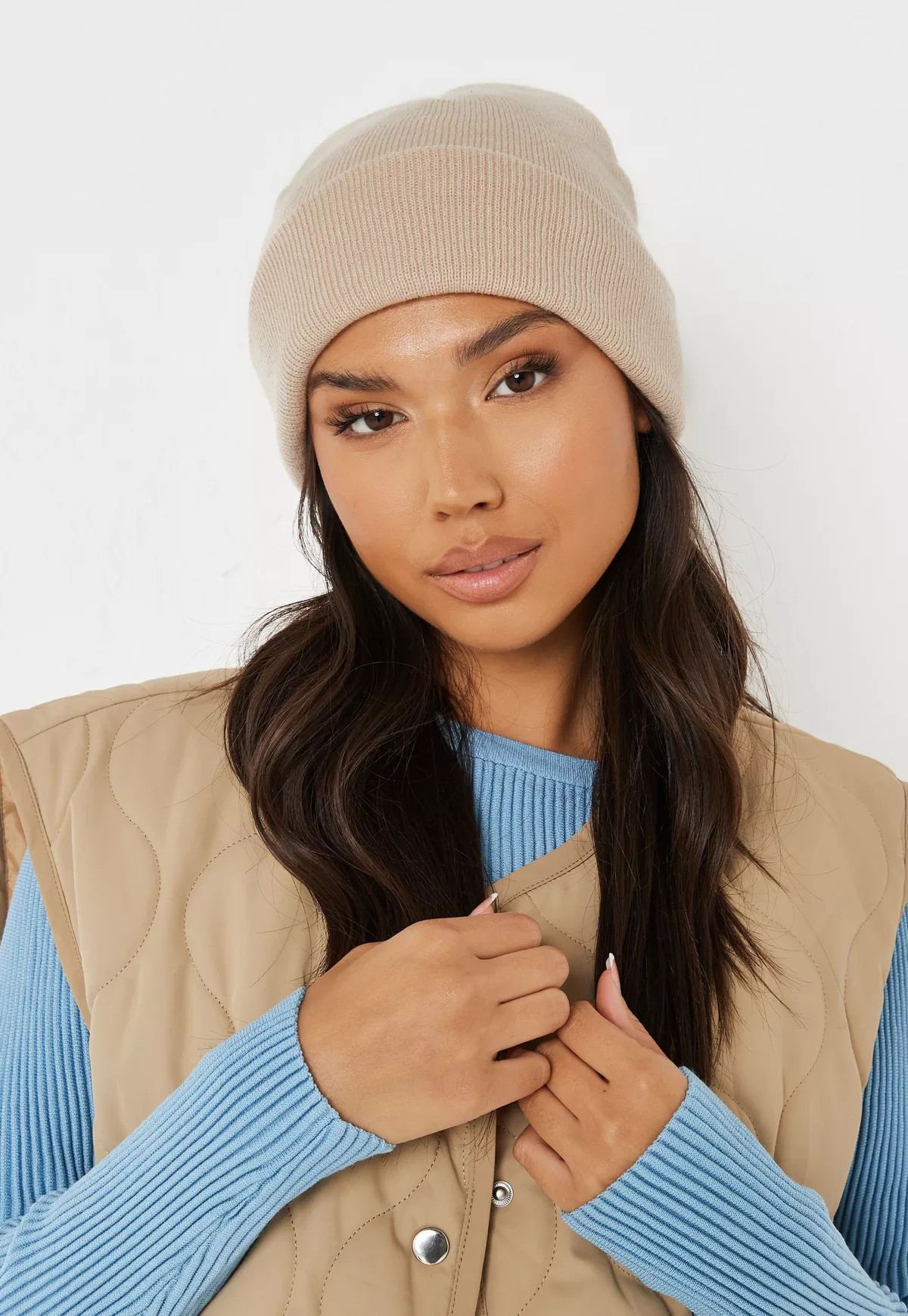 Missguided - Sand Rib Basic Beanie | Missguided (US & CA)