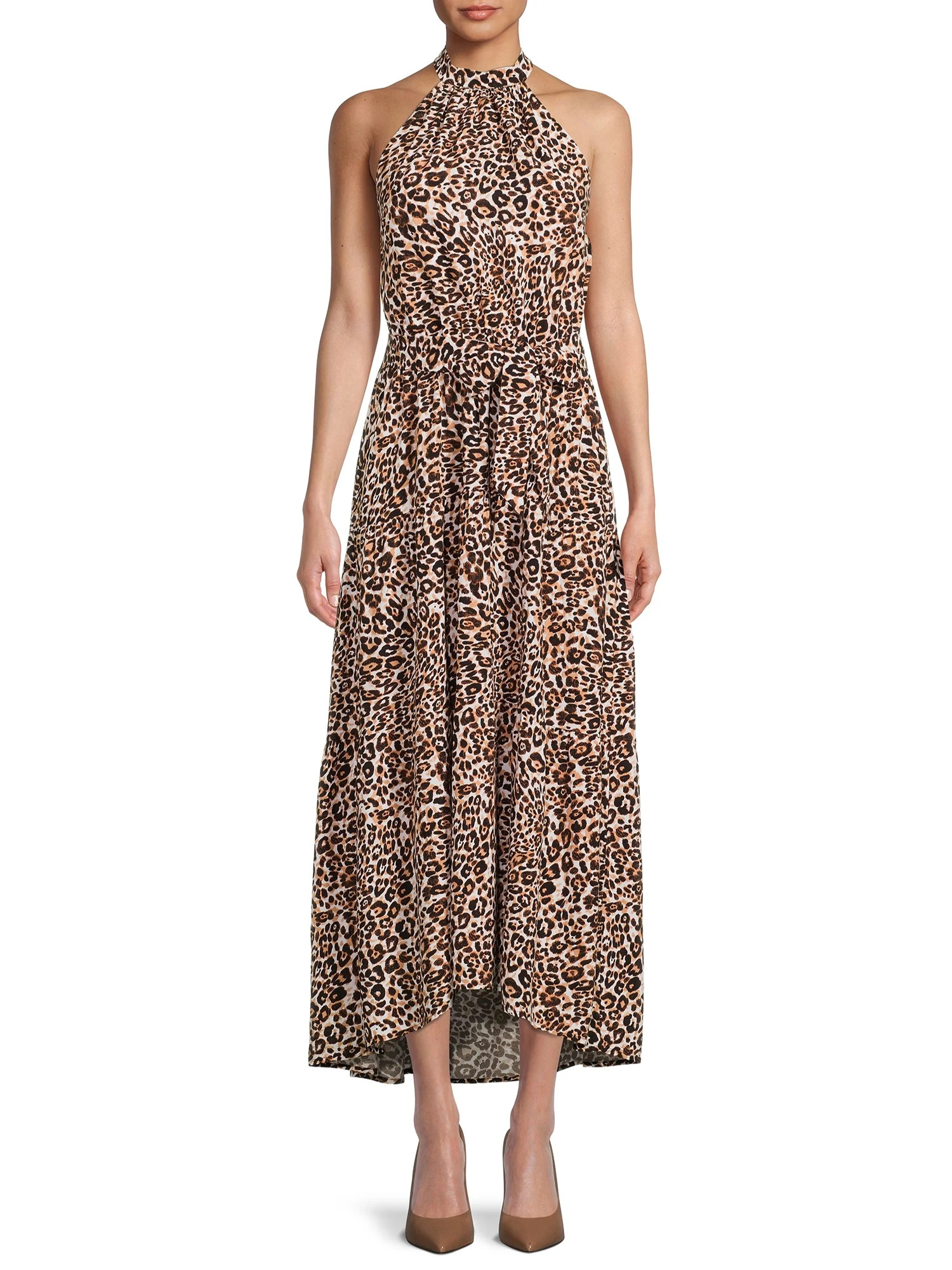 Nine.Eight Womens Halter Maxi Dress | Walmart (US)