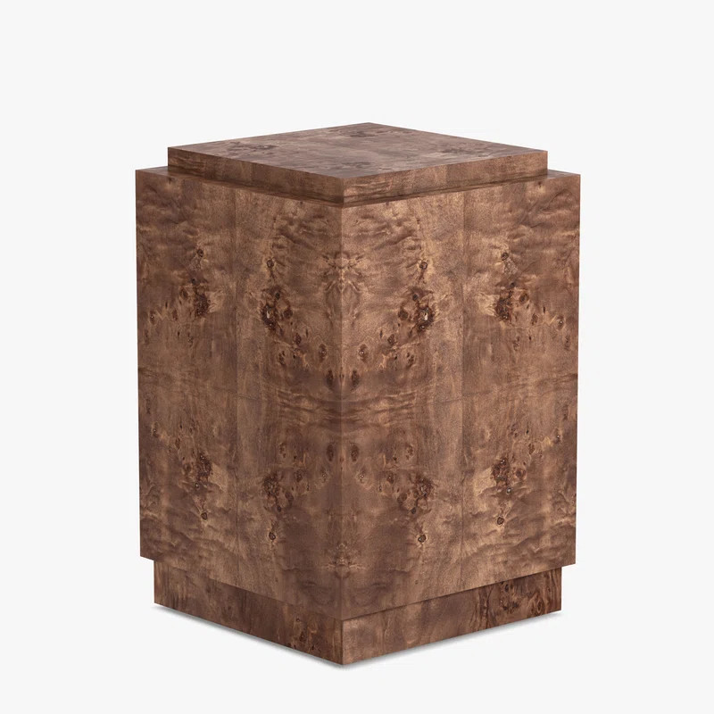 Wesley Burl Tall Side Table | Wayfair North America