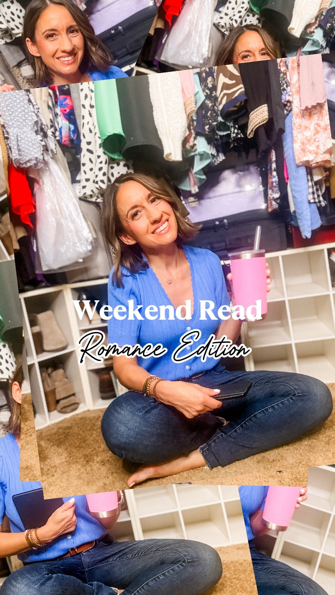 Weekend Read Romance Edition is here. Let’s chat A Hue of Blu by Marie France Leger. Omg this is such an amazing book. This isn’t your traditional romance, but it doesn’t take away the heeling that comes. I will say there will be times you want to throw your kindle. I know I did. 
So read it, let’s chat A Hue of Blu. 💙
Blue cardigan top. Runs big. 
Good American brand jeans. Runs true to size. 
Yeti Rumbler 
Alani for energy.

#LTKOver40 #LTKPetite #LTKstorytime