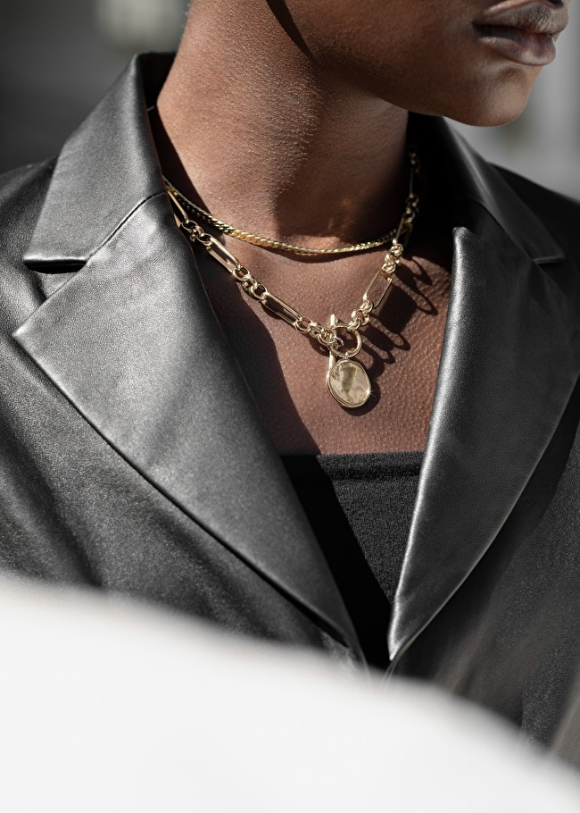 Bar Pendant Chain Necklace | & Other Stories (EU + UK)