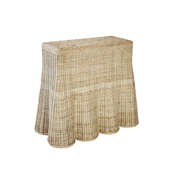 Scalloped Skirted Side Table | Caitlin Wilson Design