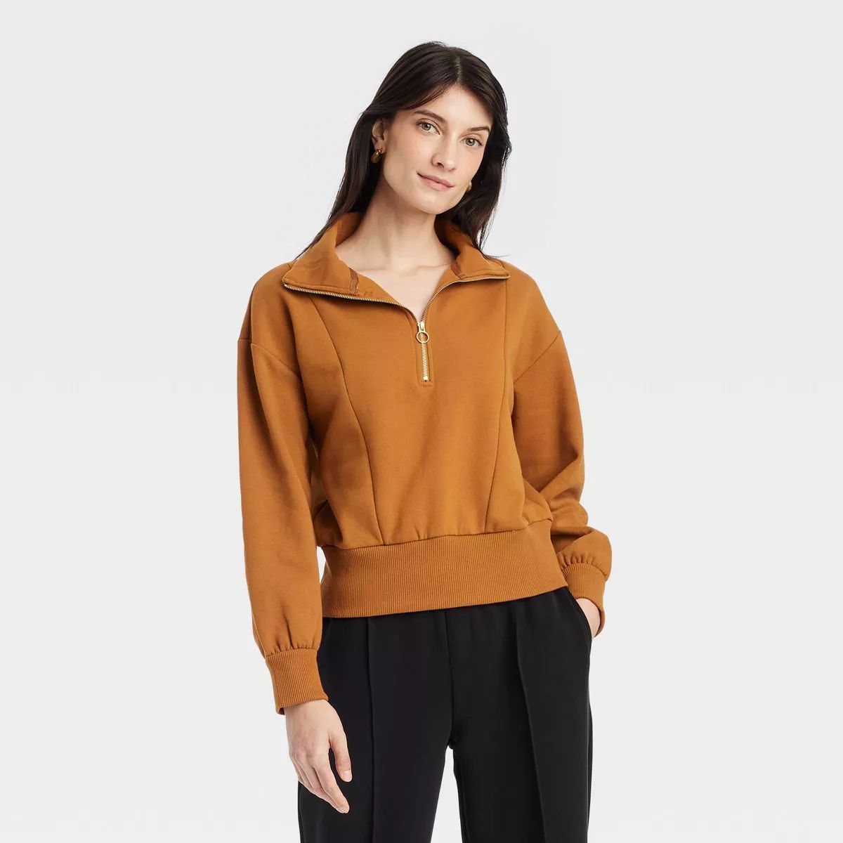 Women's Quarter Zip Sweatshirt - A New Day™ | Target