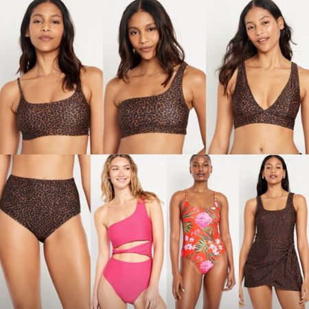 Swimsuits on Sale: Regular and Plus Sizes 

Several top choices in this gorgeous leopard print. If leopard print is not your choice, these all come in more color and print options. 

Several options for one piece swimsuits also. 

Plus size swim
plus size swimwear 
Plus size swimsuit 
Plus size bikini 
Bikini separates 
Leopard print swimsuit 

#LTKswim #LTKover40 #LTKfindsunder50