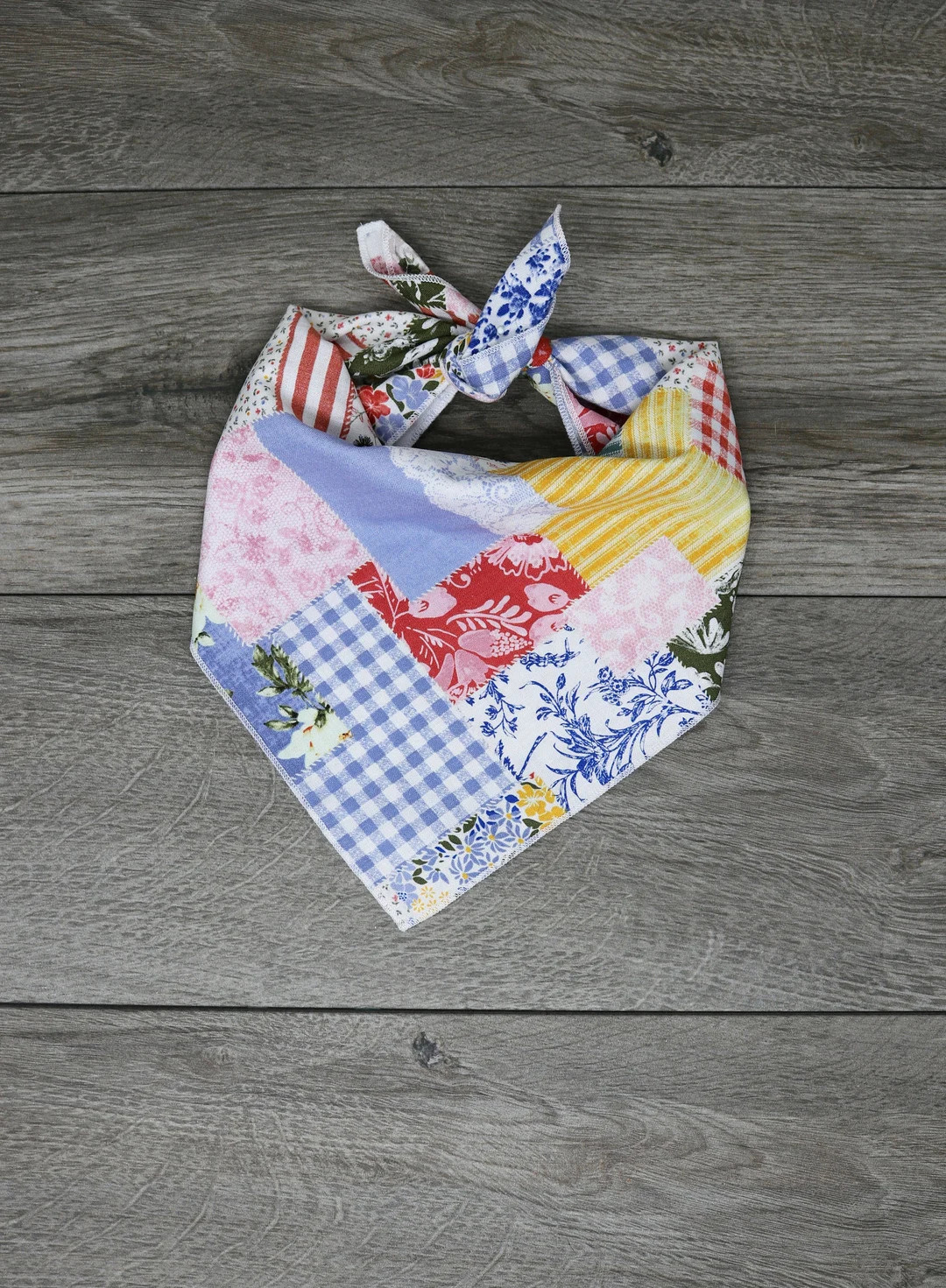 Dog Bandana - Patch Summer Bandana - Spring Dog Bandana - Tie on - "marie" - Etsy | Etsy (US)