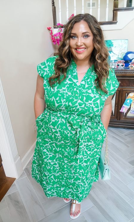 This green dress I get asked about every single time I wear it. Size XXL #Livinglargeinlilly #green #walmartfashion 

#LTKfindsunder50 #LTKmidsize #LTKplussize