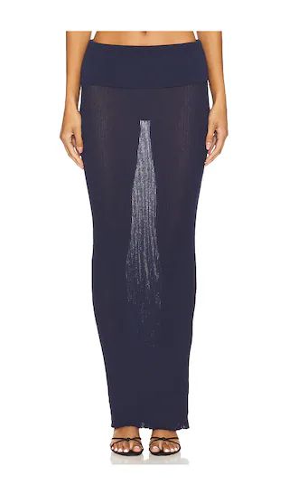 Ellison Sheer Maxi Skirt | Revolve Clothing (Global)