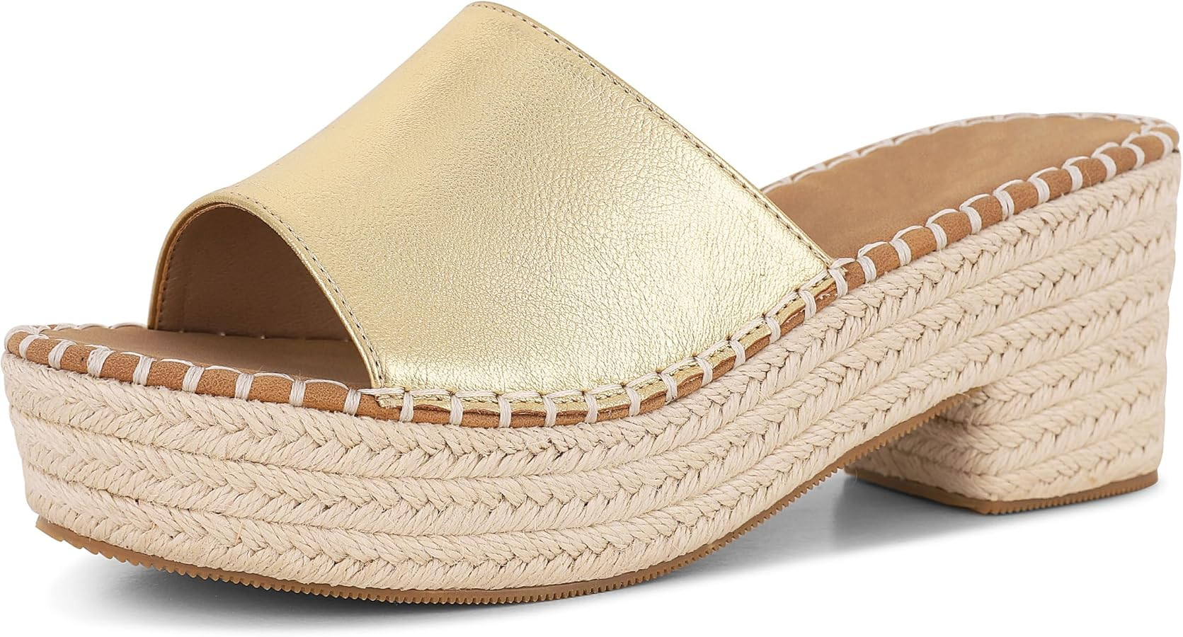 Women's Espadrilles Platform Sandals Wedges Slides Sandals Open Toe Fashion Summer Outdoor Beach ... | Amazon (US)