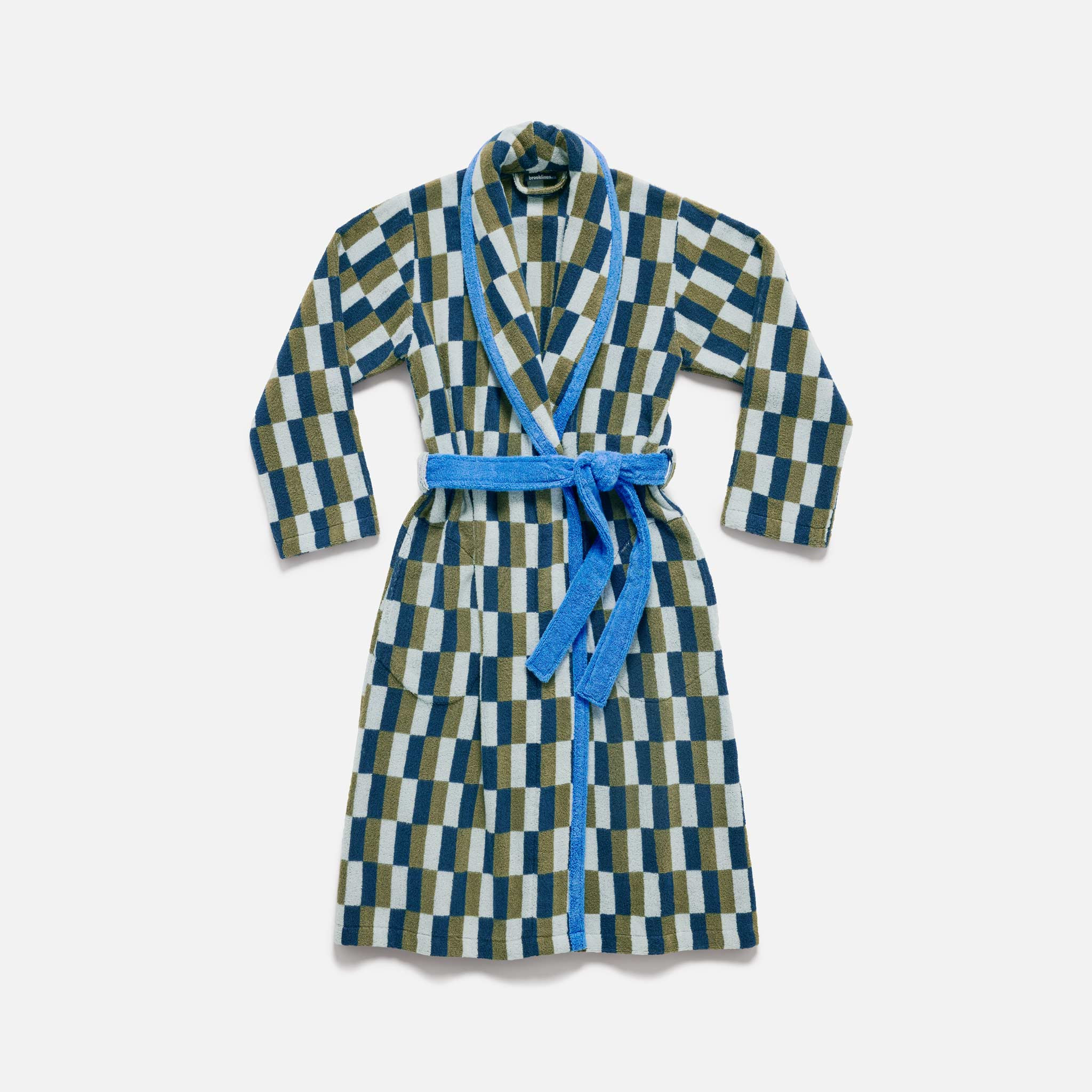 Brooklinen Super-Plush Robe - Cobalt Women's size XS | Brooklinen