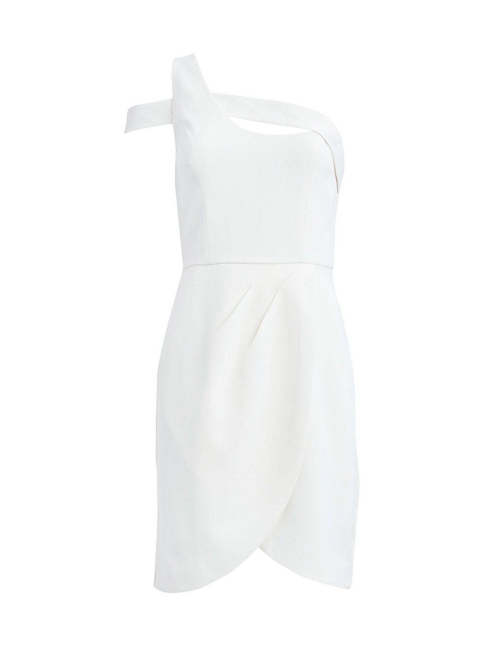 Asymmetric One-Shoulder Minidress | Saks Fifth Avenue