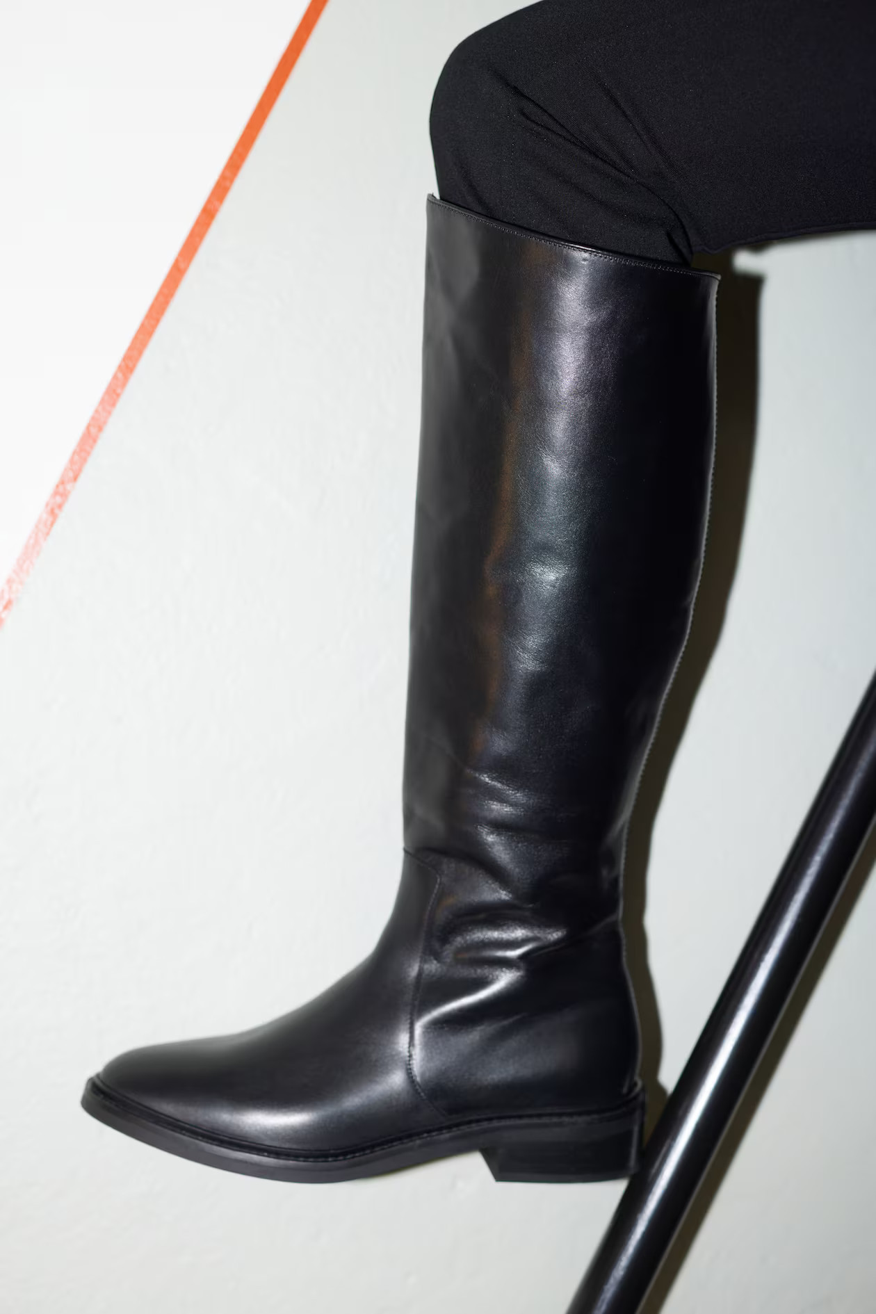 Leather Equestrian Boots | H&M (UK, MY, IN, SG, PH, TW, HK)
