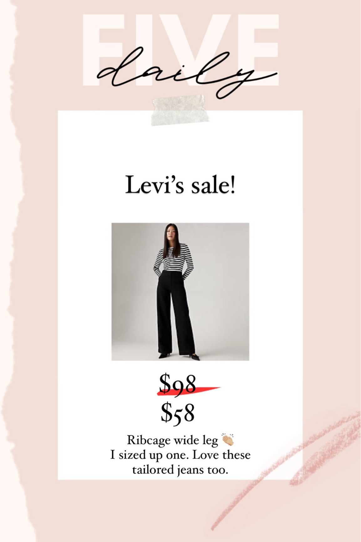 Levi’s sale 40% off + free shipping! Cyber week 
Black Friday 
Sale 
Wide leg denim 


#LTKSaleAlert #LTKCyberWeek #LTKFindsUnder100