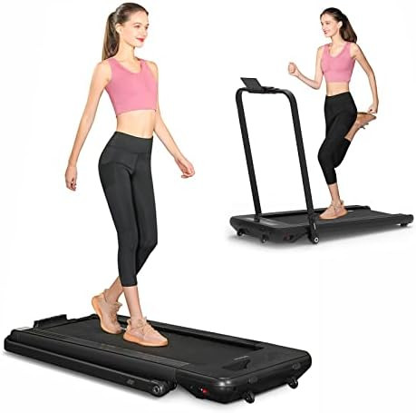 BiFanuo 2 in 1 Folding Treadmill, Under Desk Smart Walking Running Machine, Installation-Free，C... | Amazon (US)