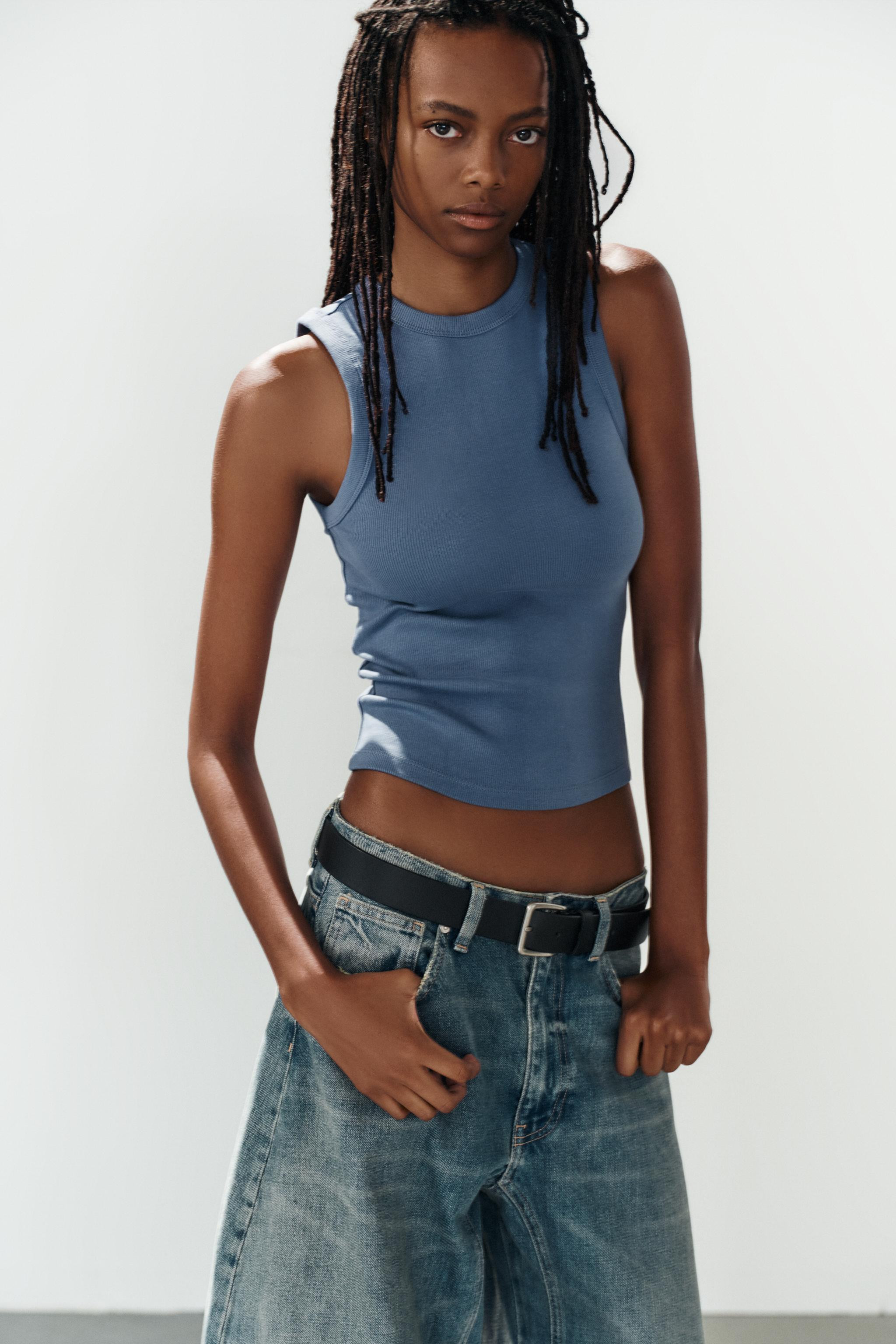 RIBBED VEST TOP | Zara US