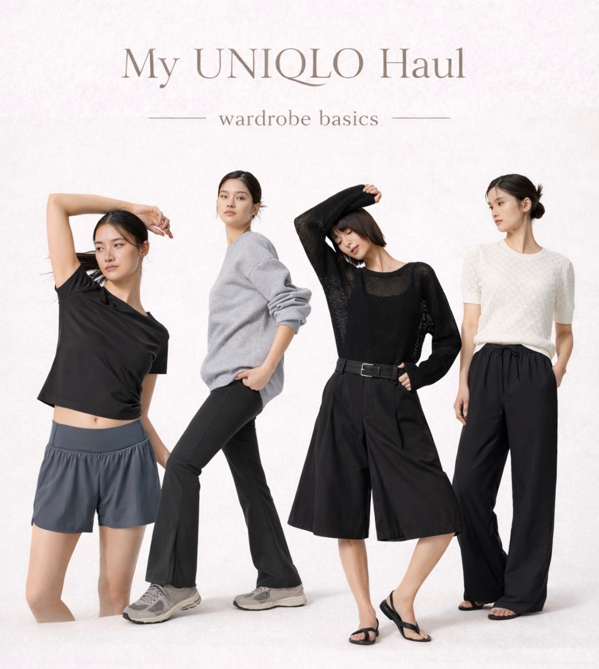 Pieces I’ll wear on repeat 🖤

#uniqlo #shoppinghaul #workoutwear #basics 

#LTKmomlife #LTKgrwm #LTKMidsize