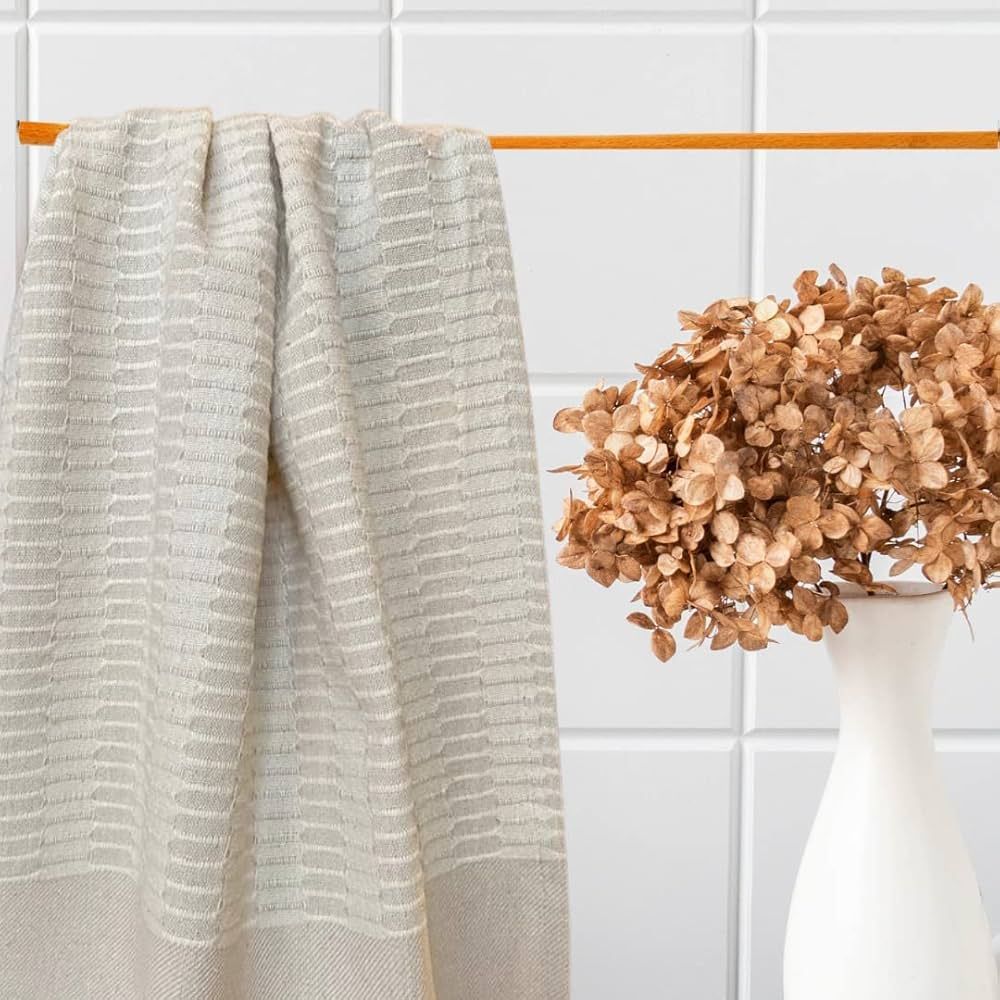 BRIDGE ISTANBUL Turkish Hand Towel Set of 2(18x35) Inches I 100% Cotton Decorative Kitchen Towel ... | Amazon (US)