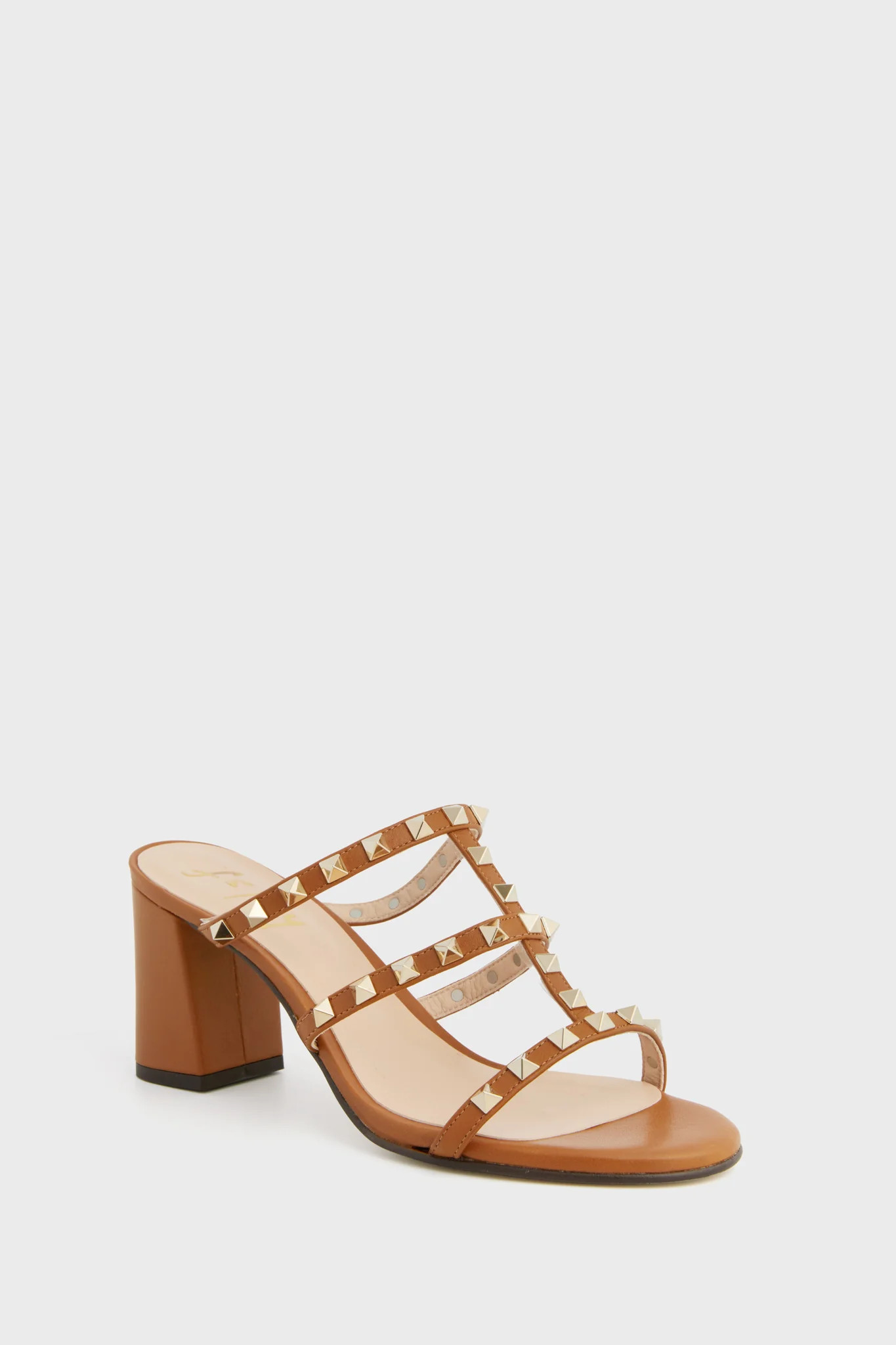 Cognac Foster Stud Sandals | Tuckernuck (US)