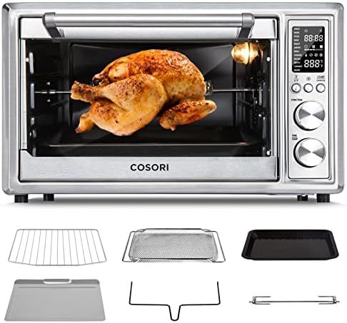Amazon.com: COSORI Air Fryer Toaster Oven, 12-in-1 Convection Oven Countertop with Rotisserie, St... | Amazon (US)