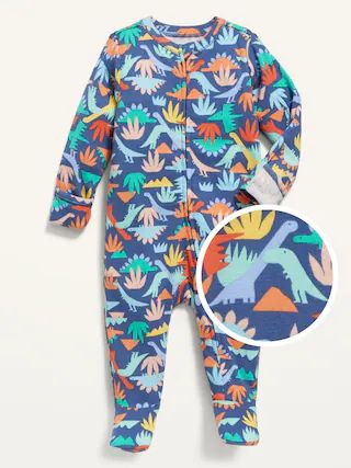 Unisex Printed Footed Sleep & Play One-Piece for Baby | Old Navy (US)