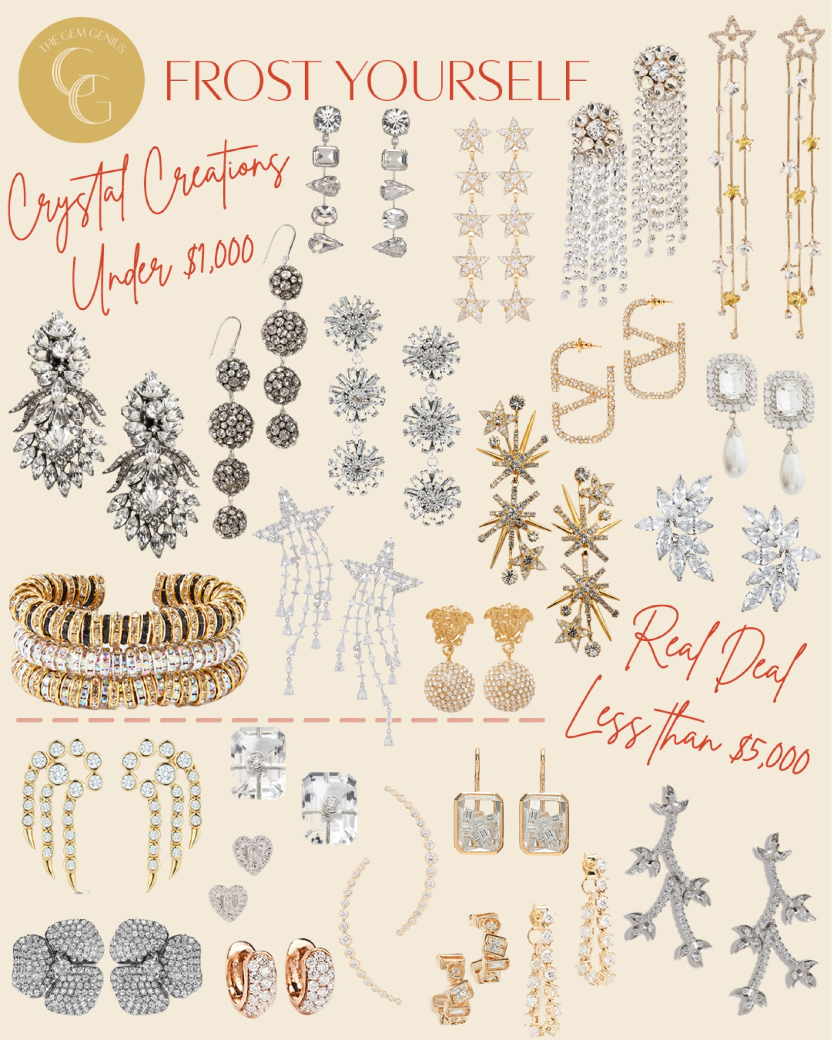 Frost Yourself ❄️ // Winter is here so frost yourself with the coolest new jewelry that will be sure to sparkle!

#thegemgenius #gemgenius #jewelry #jewels #jewelryaddict #gemstones #birthstone #winterice #frostyourself #diamonds #onlineshop #shopsmall #womenownedbusiness #smallbusiness #smallbusinessowner #onlinebusiness #womenowned #earrings #necklace #bracelet #braceletstacks #rings #accessories #womensstyle #womensfashion #instajewelry #jewelrygram #designerjewelry #statementjewelry #statementearrings #fashionjewelry #moodboard

#LTKFind #LTKHoliday #LTKfamily